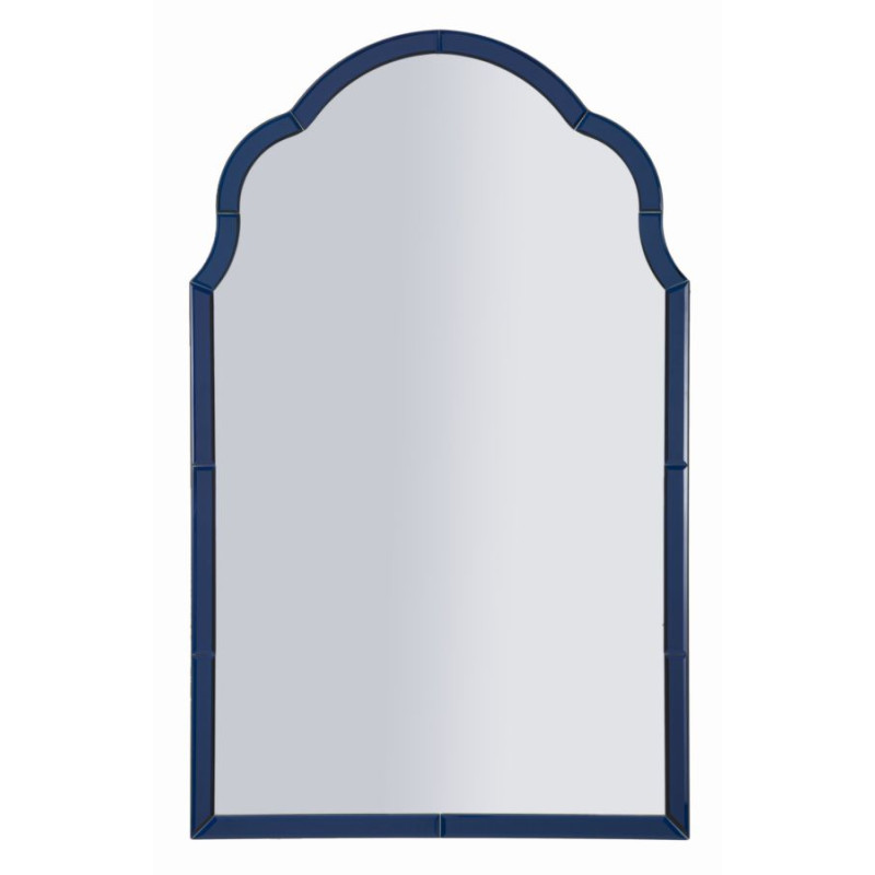 MIROIR MURAL BLEU TANGERI CM 62X1X100 (DIMENSION DU MIROIR CM 55X94)