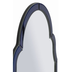 MIROIR MURAL BLEU TANGERI CM 47X1X80 (DIMENSION DU MIROIR CM 41X74)