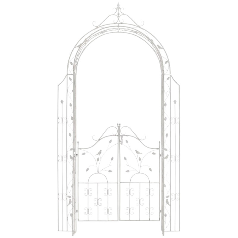 Arc de rose Grenade blanc antique