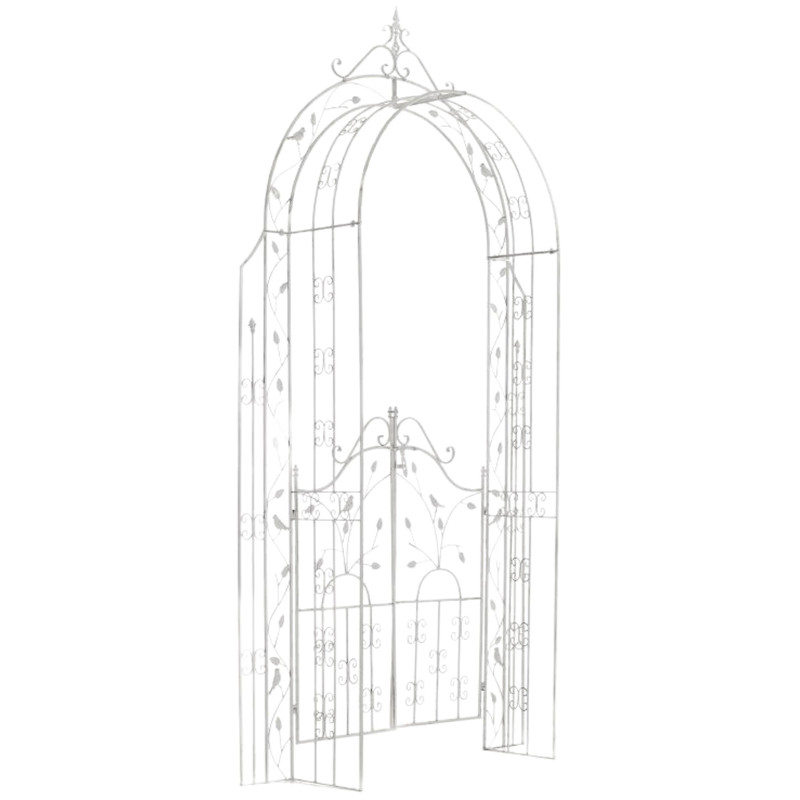 Arc de rose Grenade blanc antique