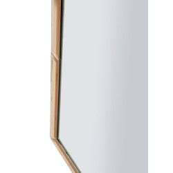 MIROIR MURAL ROSE TANGERI CM 55X2X150 (DIMENSION DU MIROIR CM 49X144)