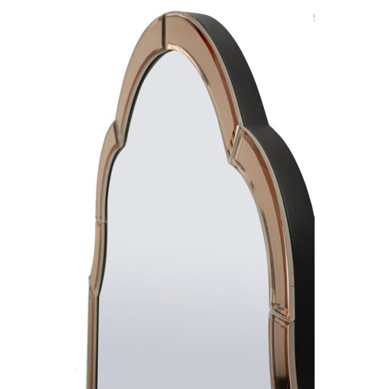 MIROIR MURAL ROSE TANGERI CM 55X2X150 (DIMENSION DU MIROIR CM 49X144)