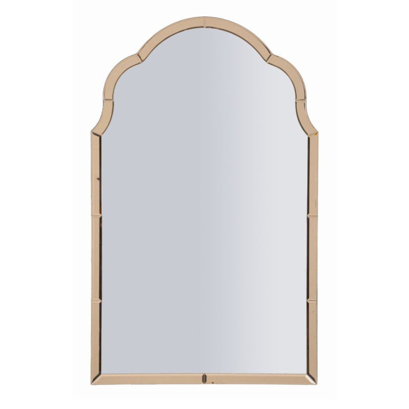 MIROIR MURAL ROSE TANGERI CM 62X1X100 (DIMENSION DU MIROIR CM 55X94)