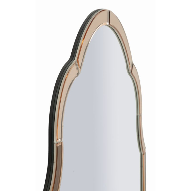 MIROIR MURAL ROSE TANGERI CM 62X1X100 (DIMENSION DU MIROIR CM 55X94)
