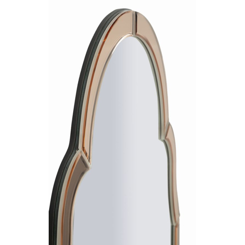 MIROIR MURAL ROSE TANGERI CM 47X1X80 (DIMENSION DU MIROIR CM 41X74)