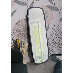 MIROIR MURAL ISTANBUL GRIS CM 60X2X150 (DIMENSION DU MIROIR CM 54X143,5)