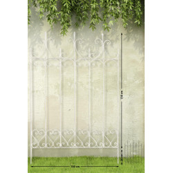 Traliccio Flieder 130 x 100 cm bianco antico