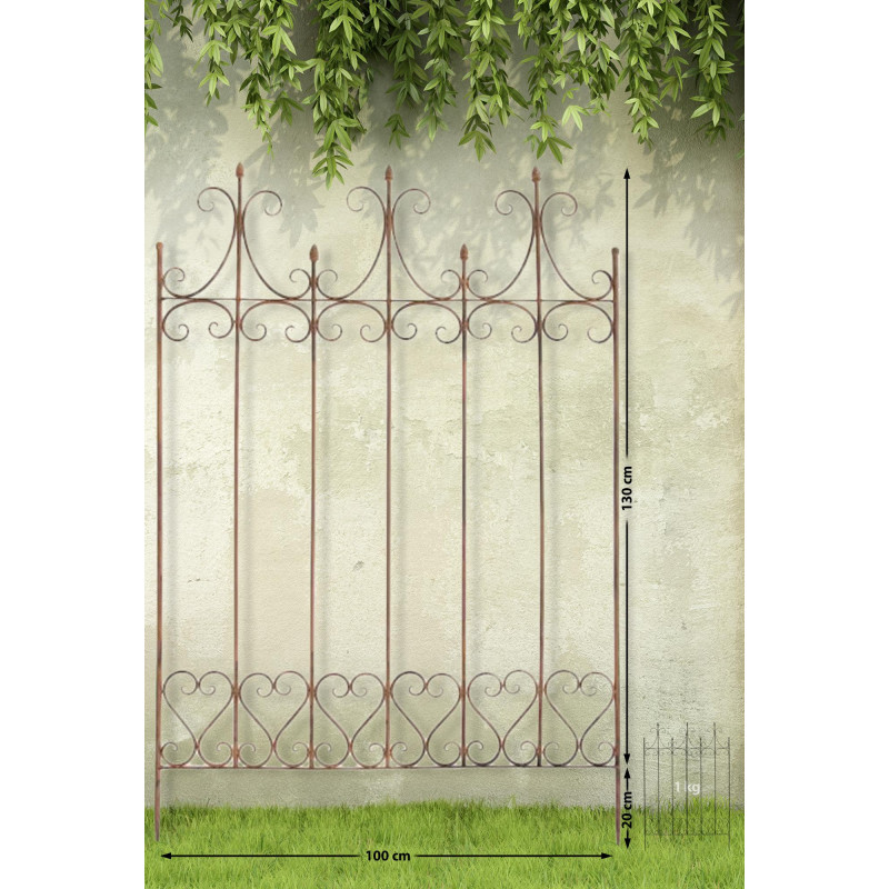 Espaldera Flieder 130 x 100 cm Marrón antiguo