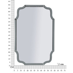 MIROIR MURAL ISTANBUL GRIS CM 60X1X90 (DIMENSION DU MIROIR CM 54X84,5)