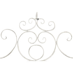 Treillis blanc antique Paula