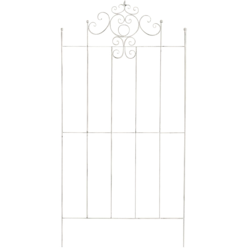 Treillis blanc antique Paula