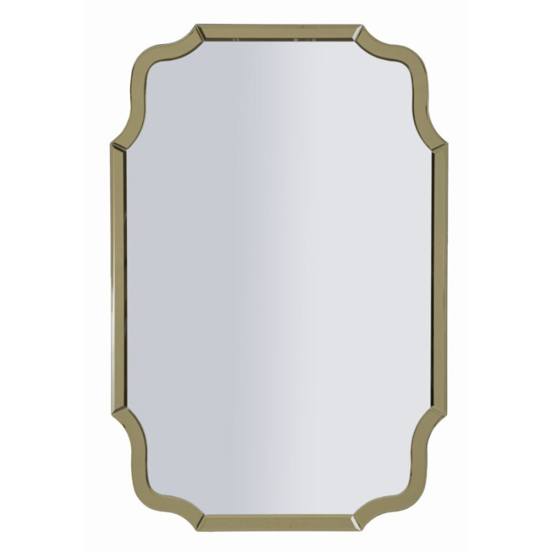 MIROIR MURAL DORÉ ISTANBUL CM 60X1X90 (DIMENSION DU MIROIR CM 54X84,5)