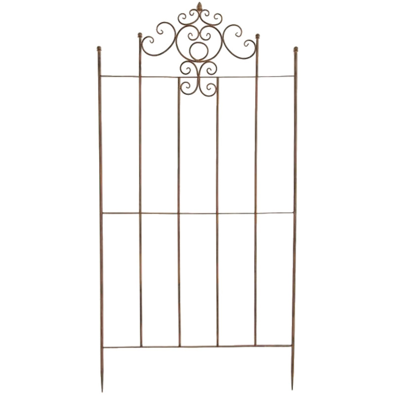 Treillis brun antique Paula