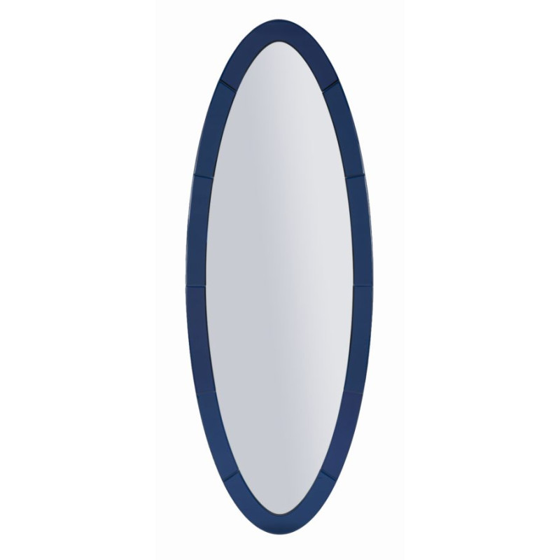 MIROIR MURAL BLEU OSLO CM 55X2X150 (DIMENSION DU MIROIR CM 42,5X137,5)