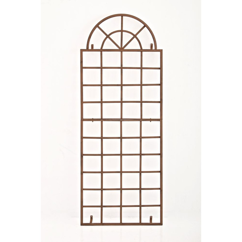 Graticcio per Piante Rampicanti Viva in Ferro antico marrone