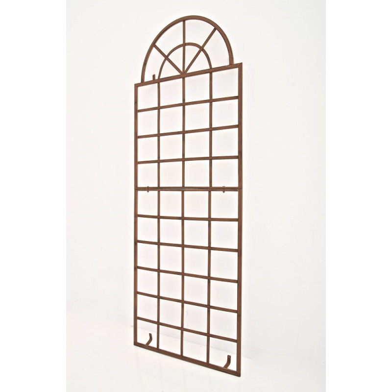 Graticcio per Piante Rampicanti Viva in Ferro antico marrone