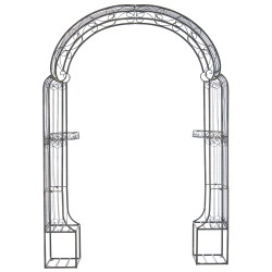 L'arche rose d'Alessia bronze