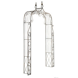 Arc de roses Aurore bronze