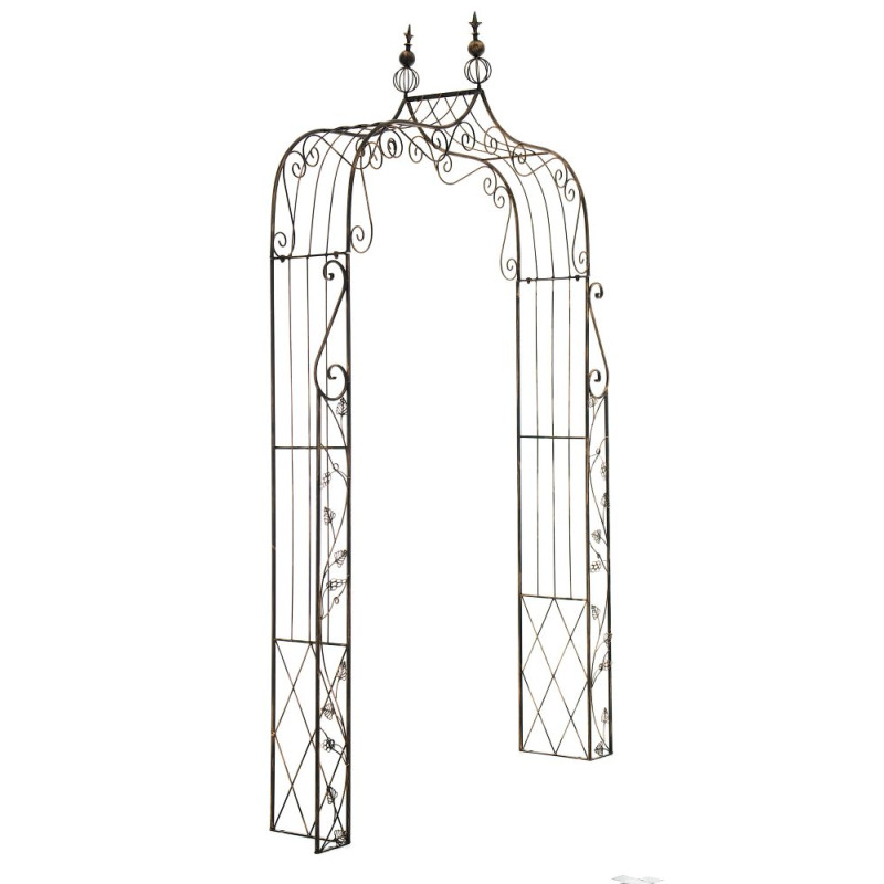 Arc de roses Aurore bronze