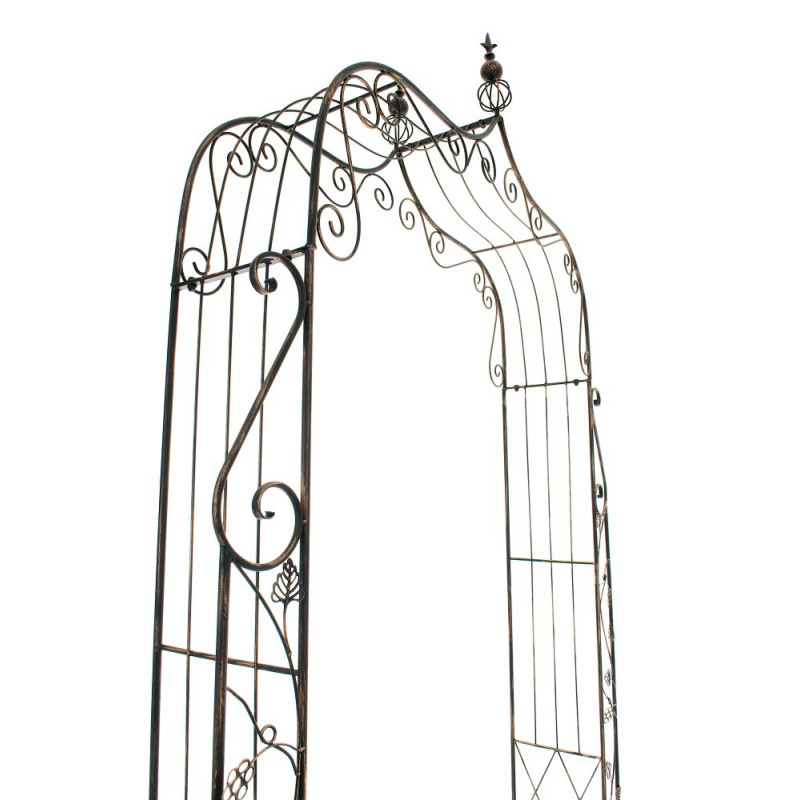 Arc de roses Aurore bronze