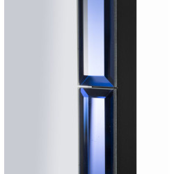 MIROIR MURAL BLEU BERLIN CM 55X2X150 (DIMENSION DU MIROIR CM 49X143,5)