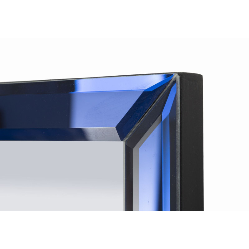 MIROIR MURAL BLEU BERLIN CM 55X2X150 (DIMENSION DU MIROIR CM 49X143,5)