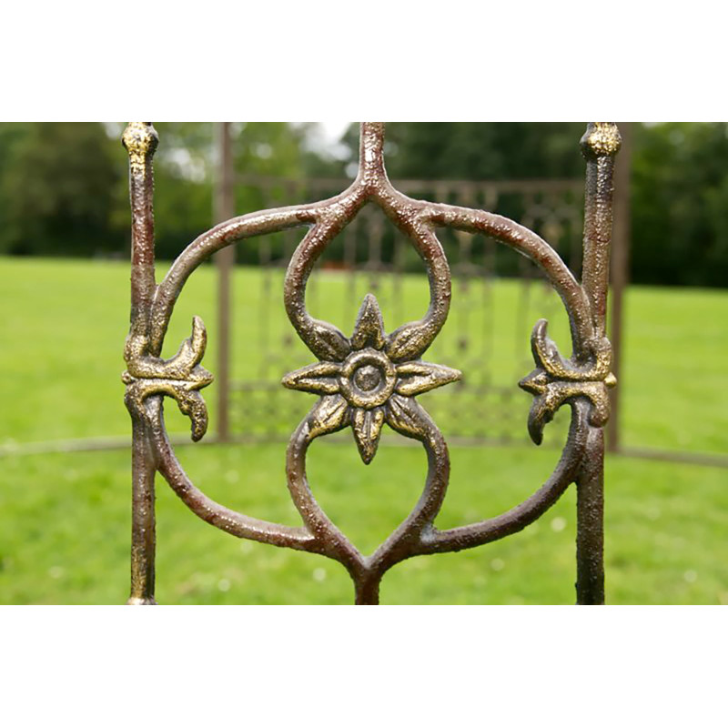 Pavillon de luxe, style romantique, rond, 350 cm bronze