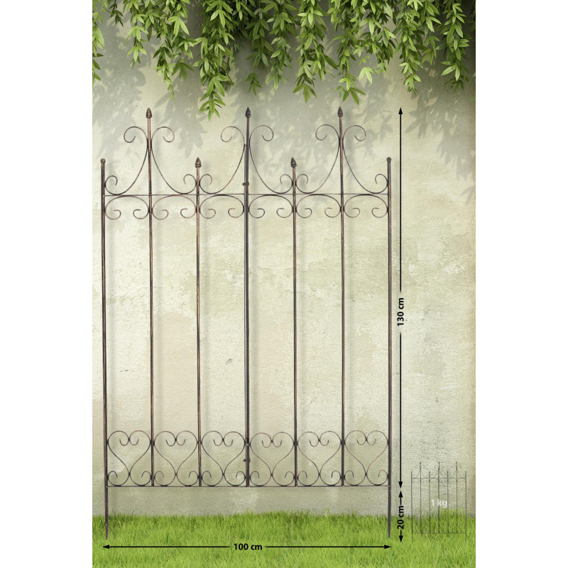 Espaldera Flieder 130 x 100 cm Bronce