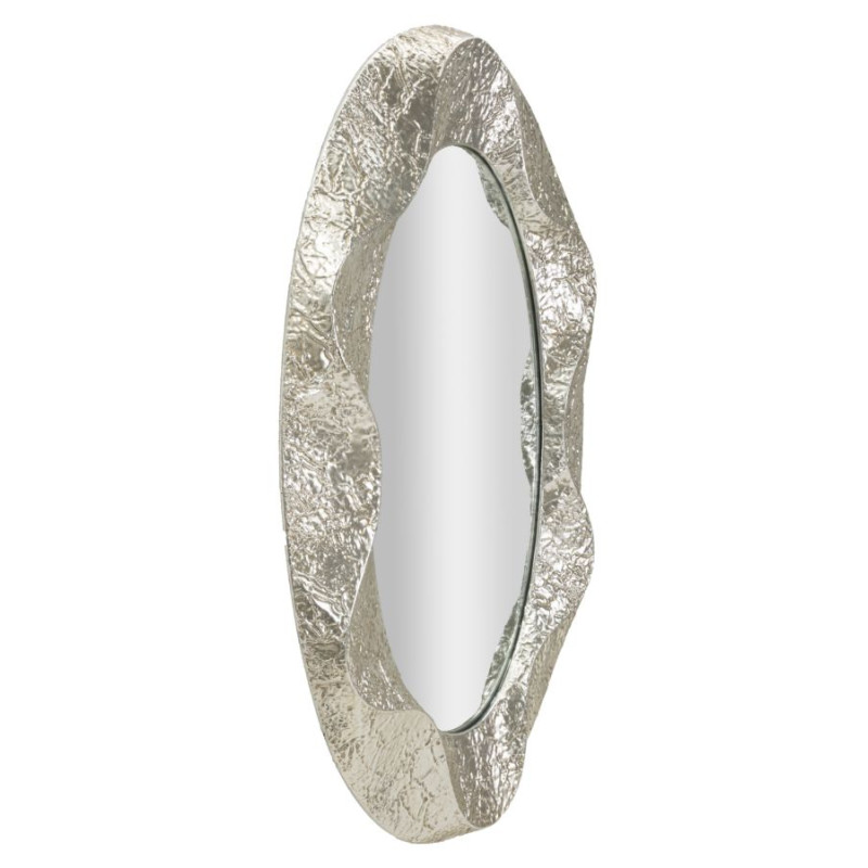 MIROIR OVALE ARGELUX CM 87,5X6,5X128 (DIMENSION DU MIROIR CM 55X93)