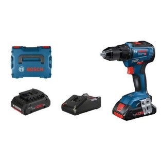 Perceuse-visseuse 18V GSR 18V-55 Professional + 2 batteries Procore 4Ah + chargeur + coffret L-BOXX - BOSCH - 06019H5204