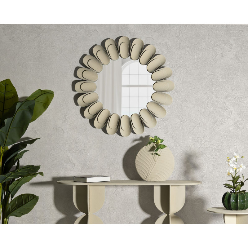 MIROIR DOUBLE MURAL DUNE CM Ø 85X6 (DIMENSION DU MIROIR CM Ø 50)
