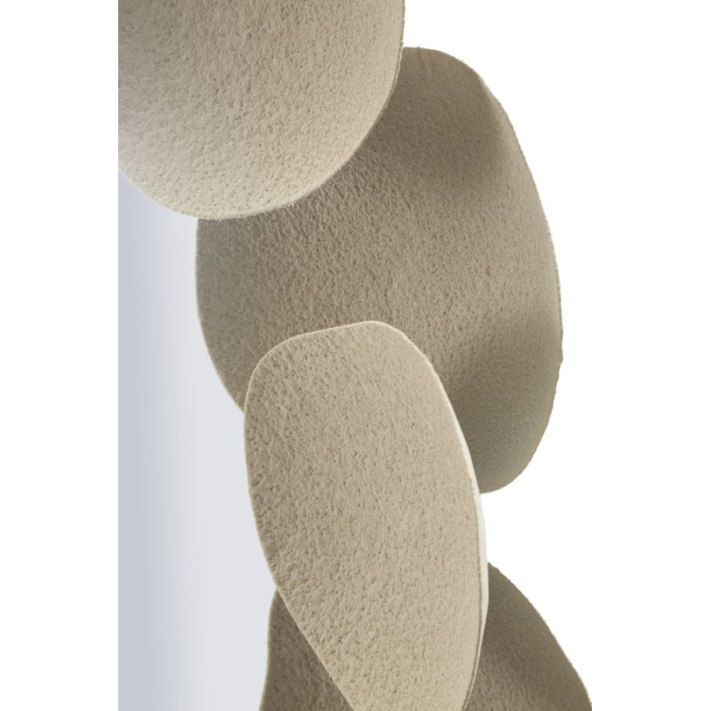 MIROIR MURAL DUNE CM 85X7,5X85 (DIMENSION DU MIROIR CM Ø 62)