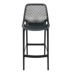 Ensemble de 2 tabourets de bar Air gris foncé