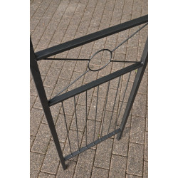 Arc à roses flexible noir