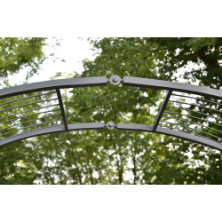 Arc de rose noire flexible