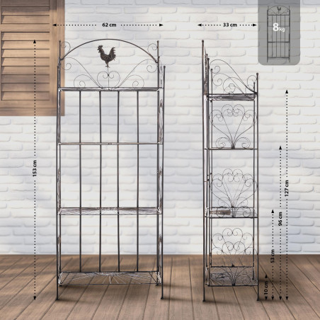 Étagère Mia bronze