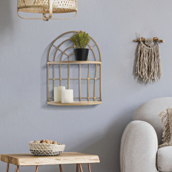 ÉTAGÈRE DOUBLE ARCH CM 34,5X18X45,5