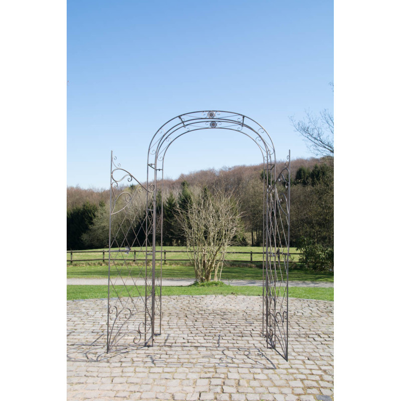 Arche de roses avec portail Melissa bronze