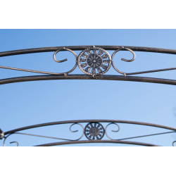 Arche de roses avec portail Melissa bronze