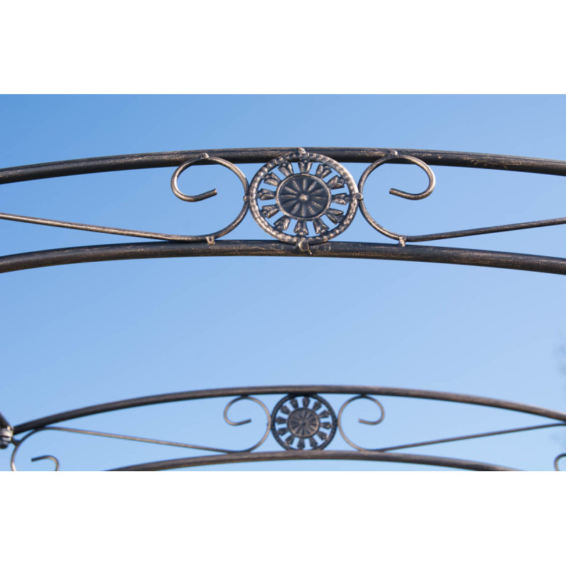 Arche de roses avec portail Melissa bronze