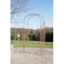 Arche de roses avec portail Melissa brun antique