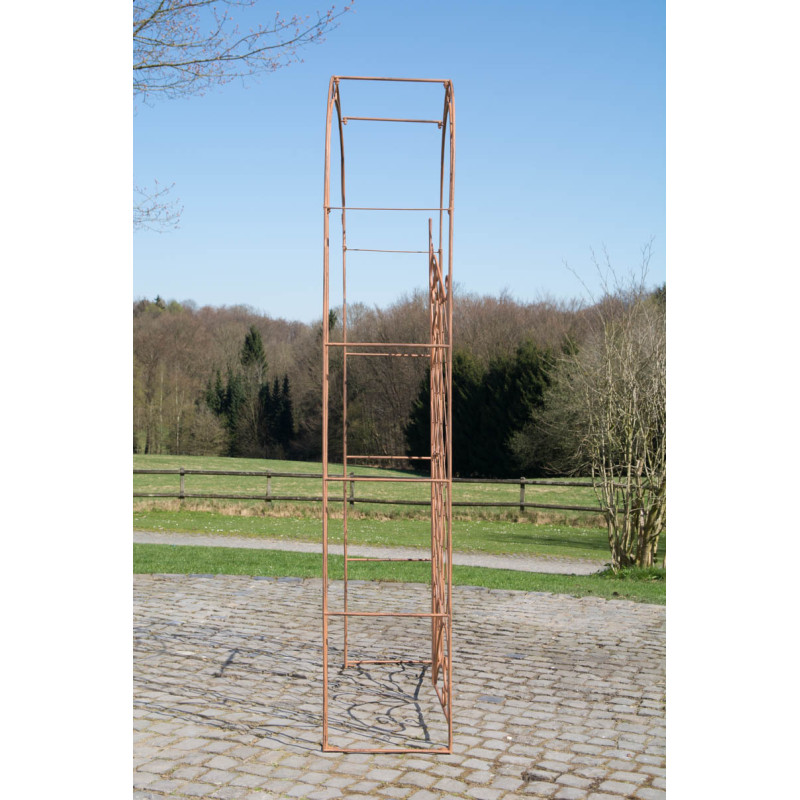 Arche de roses avec portail Melissa brun antique