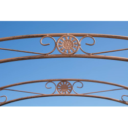 Arche de roses avec portail Melissa brun antique