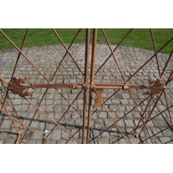 Arche de roses avec portail Melissa brun antique