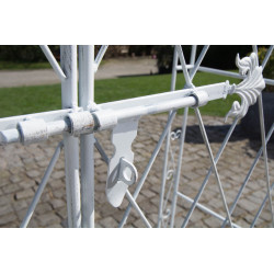 Arco per Piante Rampicanti Melissa bianco antico