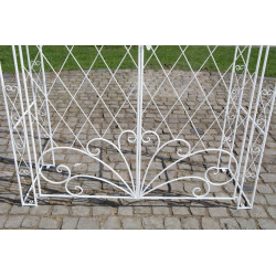 Arco per Piante Rampicanti Melissa bianco antico