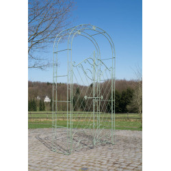 Arche de roses avec portail Melissa vert antique