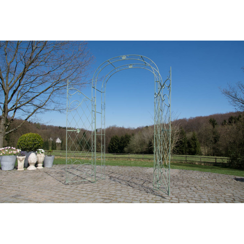 Arco per Piante Rampicanti Melissa verde antico