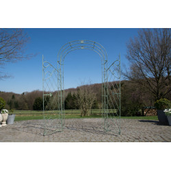 Arco per Piante Rampicanti Melissa verde antico