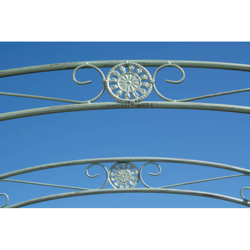 Arco per Piante Rampicanti Melissa verde antico